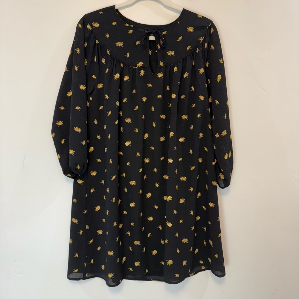 MADEWELL tie-waist mini dress in french daisies - Picture 5 of 11